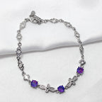 Summer Glow Adjustable 925 Silver Bracelet - Strength doesn’t need to shout.