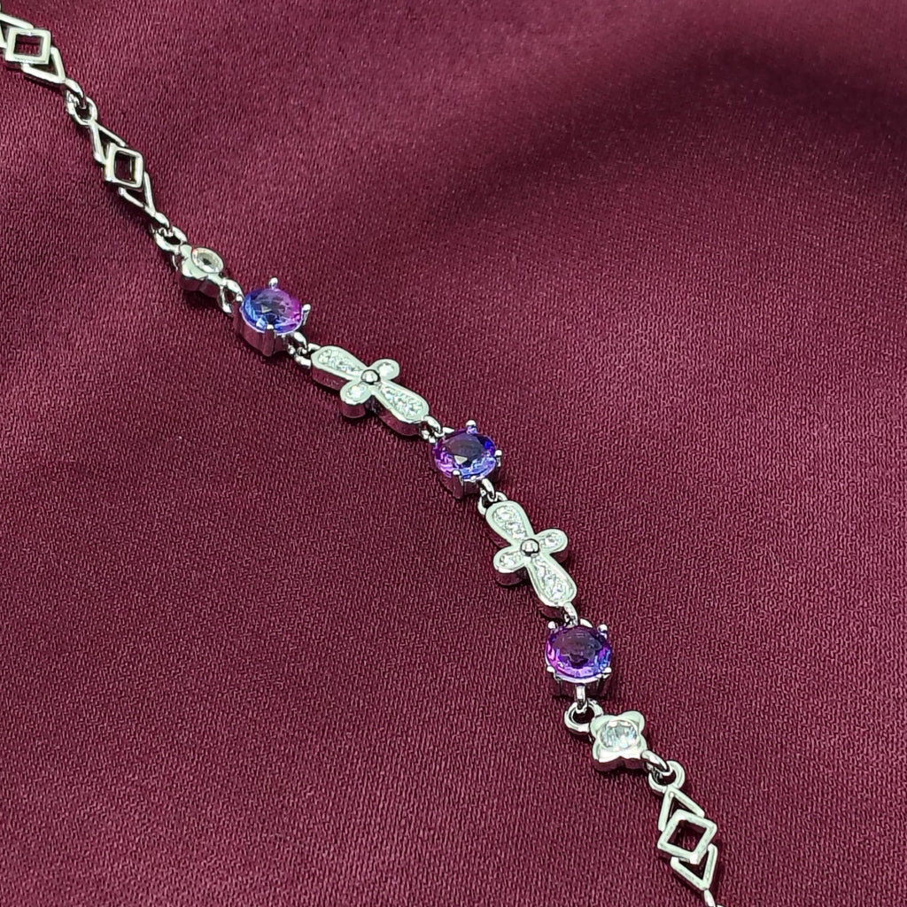 Summer Glow Adjustable 925 Silver Bracelet - Strength doesn’t need to shout.