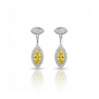 Minimalist Yellow Stone Silver Earrings - Because confidence deserves sparkle.