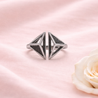 Silver Statement Office wear Ring