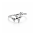 Airplane Silver Ring