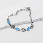 Ocean Mist Adjustable 925 Silver Bracelet - Jewellery for women who lead.