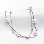 Elegant Everyday White Pearl 925 Silver Bracelet - For women who don’t wait — they build.