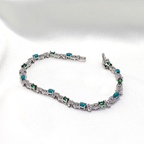 Opulent Multi Pearl White 925 Silver Bracelet - For women who don’t wait — they build.