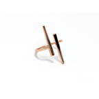 Silver Luxury And Elegant Rose Gold Ring