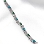 Opulent Multi Pearl White 925 Silver Bracelet - For women who don’t wait — they build.
