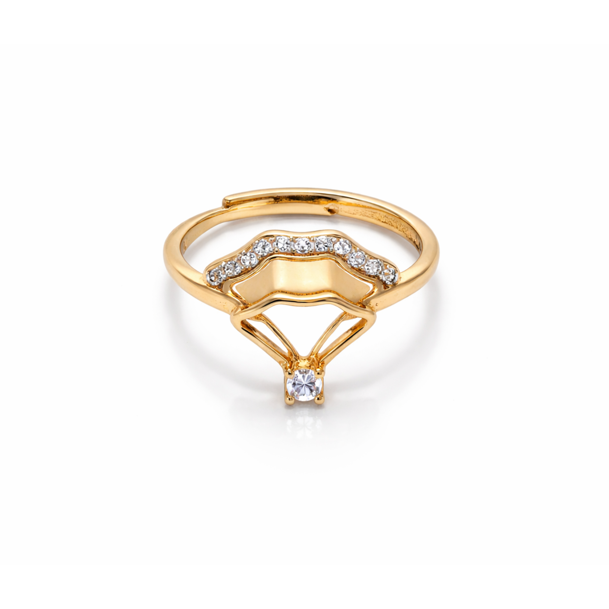 Rosé Grace Ring 925 Silver Ring - Designed to catch the light beautifully.
