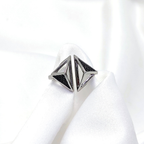Silver Statement Office wear Ring