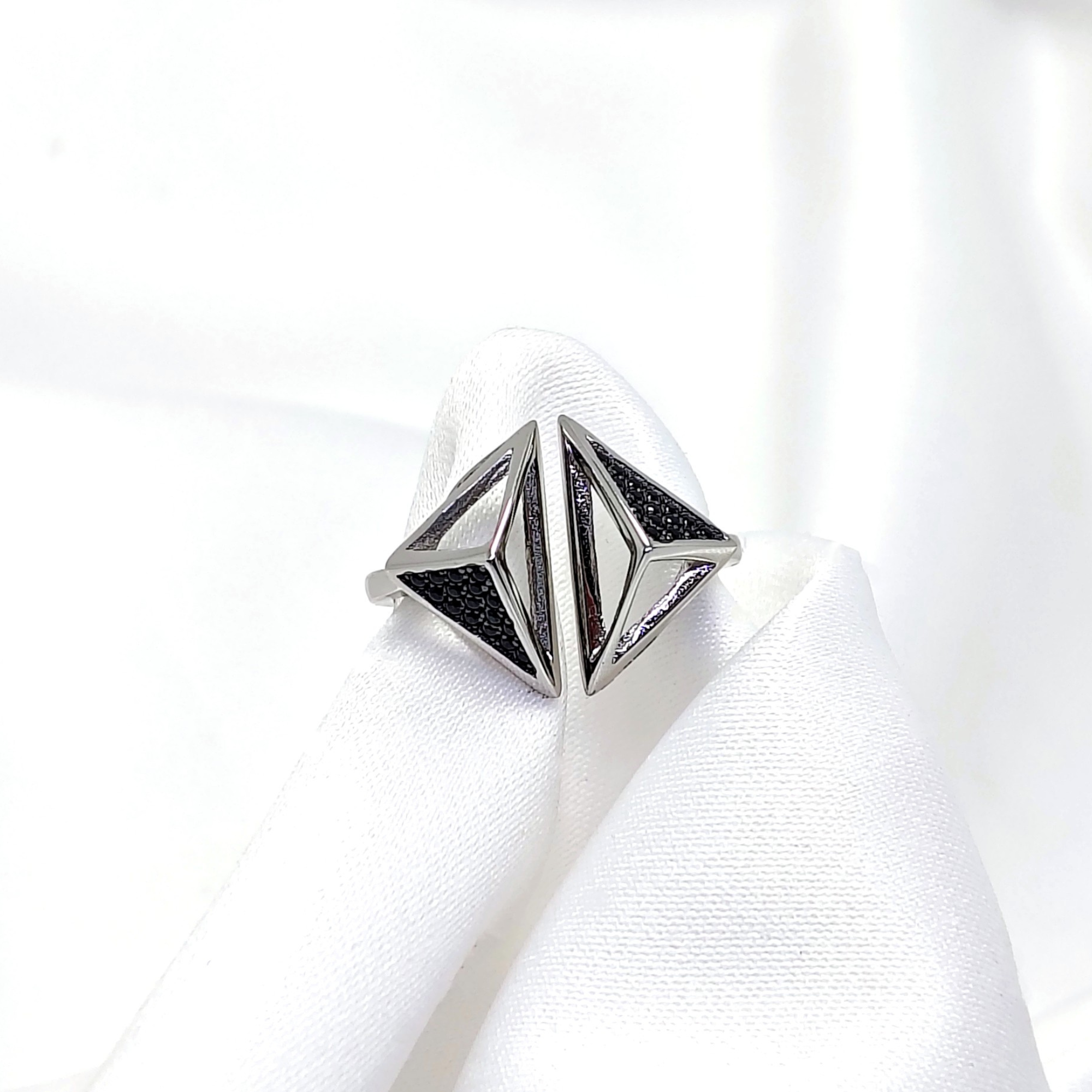 Silver Statement Office wear Ring