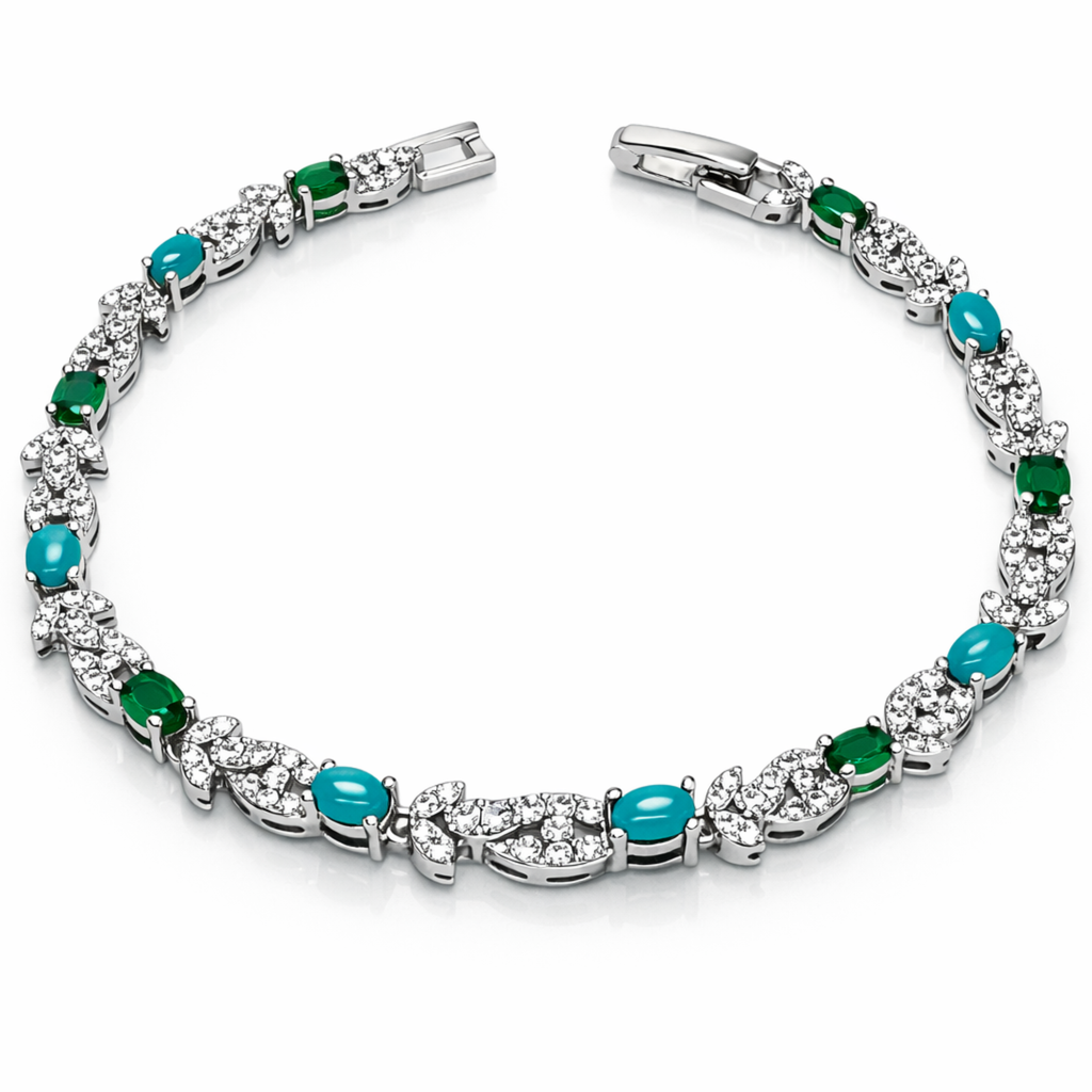 Opulent Multi Pearl White 925 Silver Bracelet - For women who don’t wait — they build.