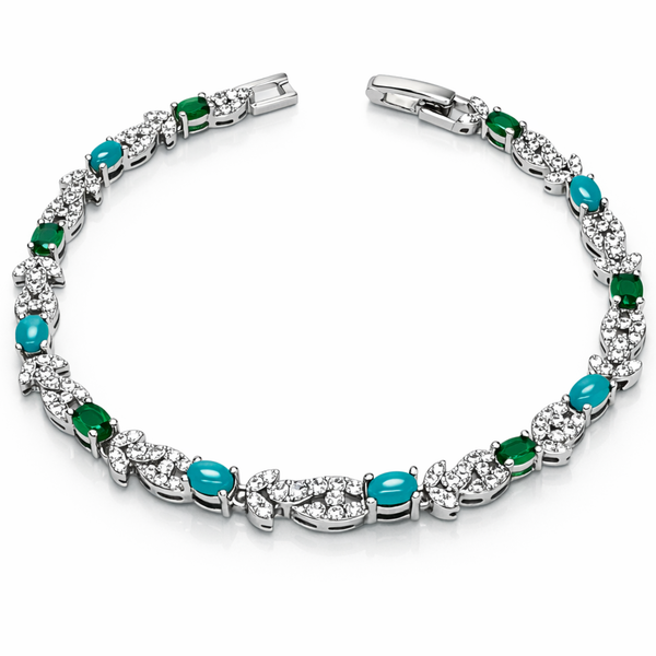 Opulent Multi Pearl White 925 Silver Bracelet - For women who don’t wait — they build.