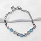 Cloud Blue Loose 925 Silver Bracelet - Celebrate the woman you’ve become.