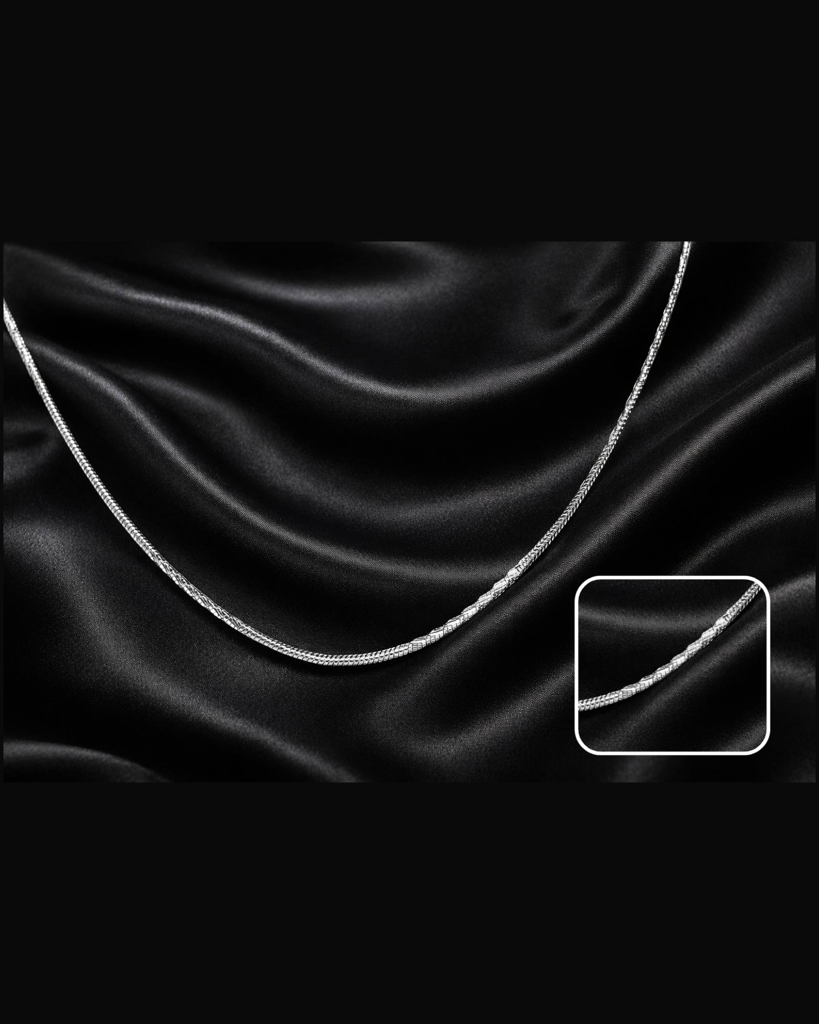 Aurex Premium Silver Chain – Signature High-Gloss Edition