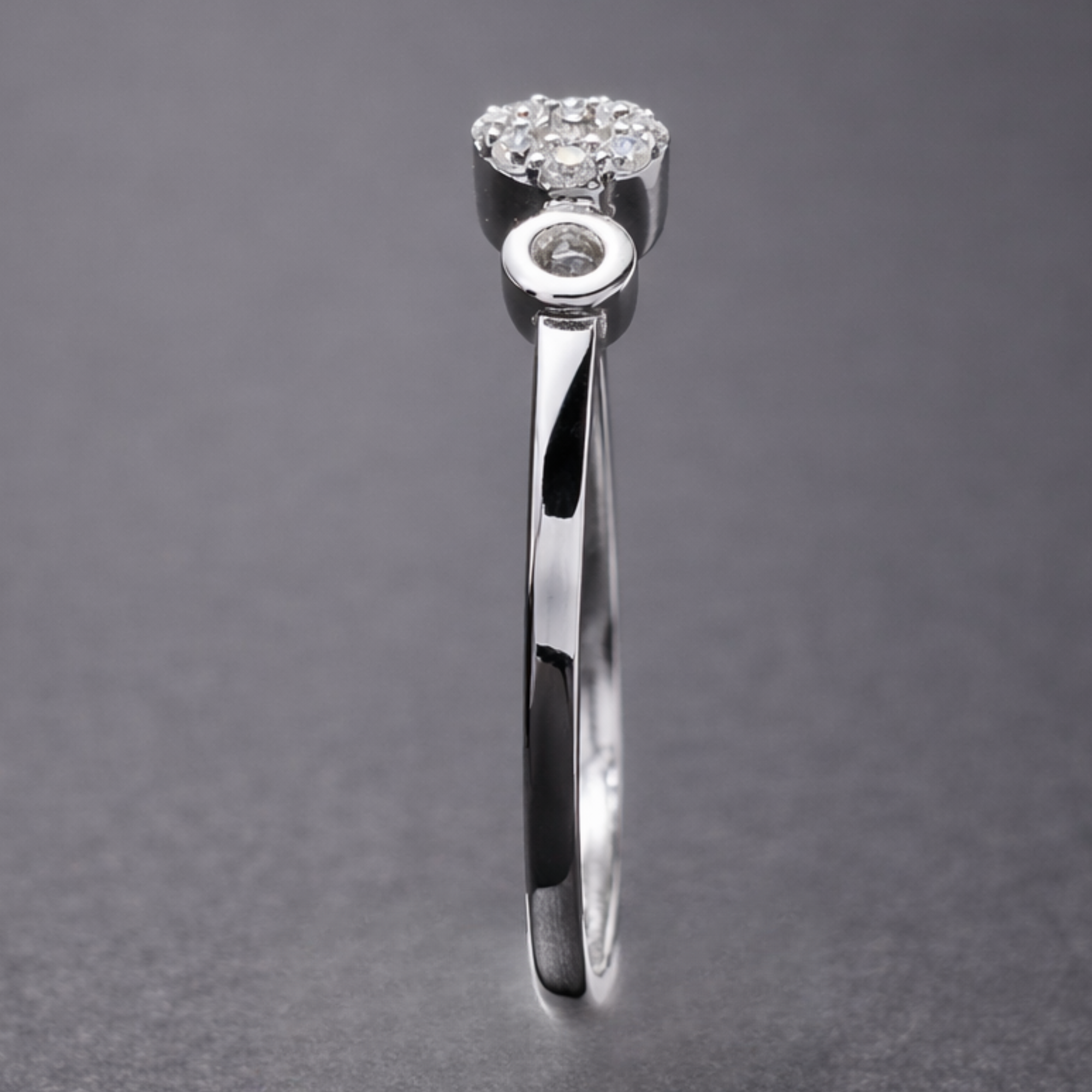 Interlocking Circle Silver Ring