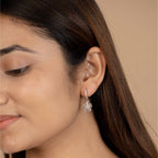 Silver Trendy Silver Hoop Earrings - Designed for women who lead.
