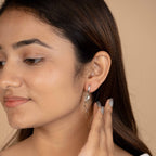 Silver Classic Earrings - When office hours end but your presence doesn’t.