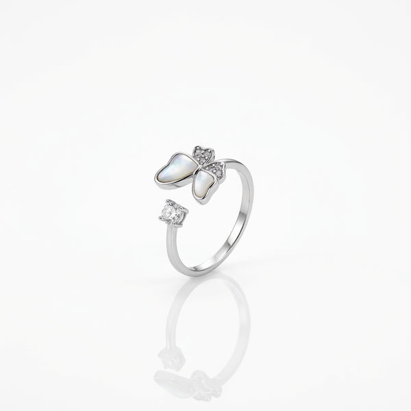 Silver Celeste Butterfly Ring