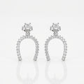 Minimal Luxury Halo Earrings - Grace with a little glamour.
