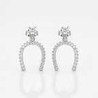 Minimal Luxury Halo Earrings - Grace with a little glamour.