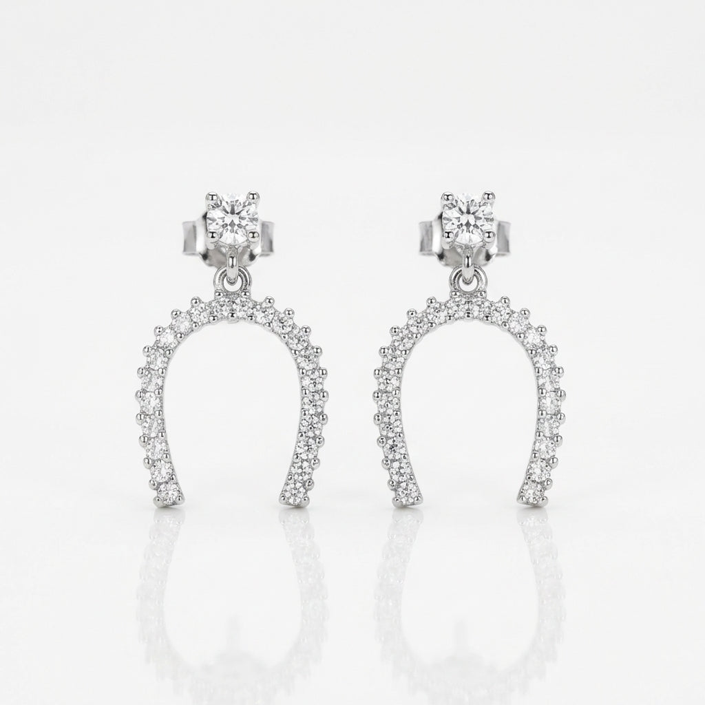 Minimal Luxury Halo Earrings - Grace with a little glamour.