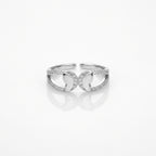 Butterfly 925 Silver Ring - A subtle signature of strength.