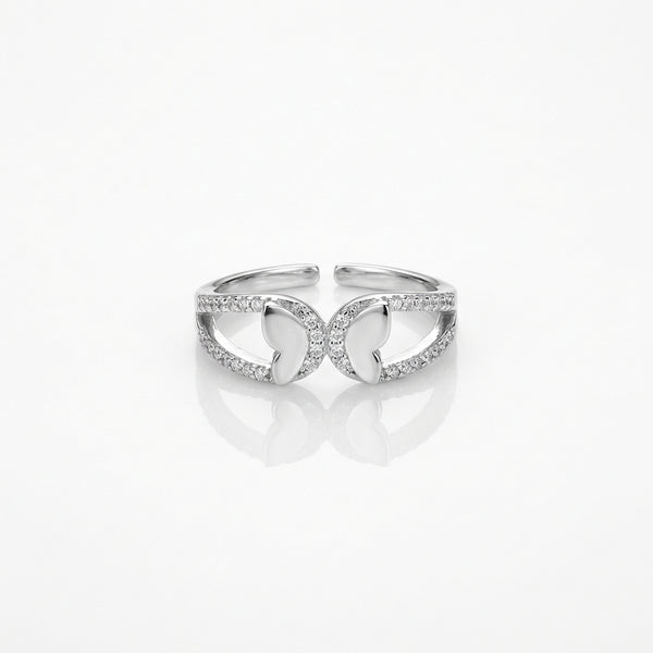 Silver Butterfly Ring