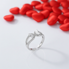 Butterfly 925 Silver Ring - A subtle signature of strength.