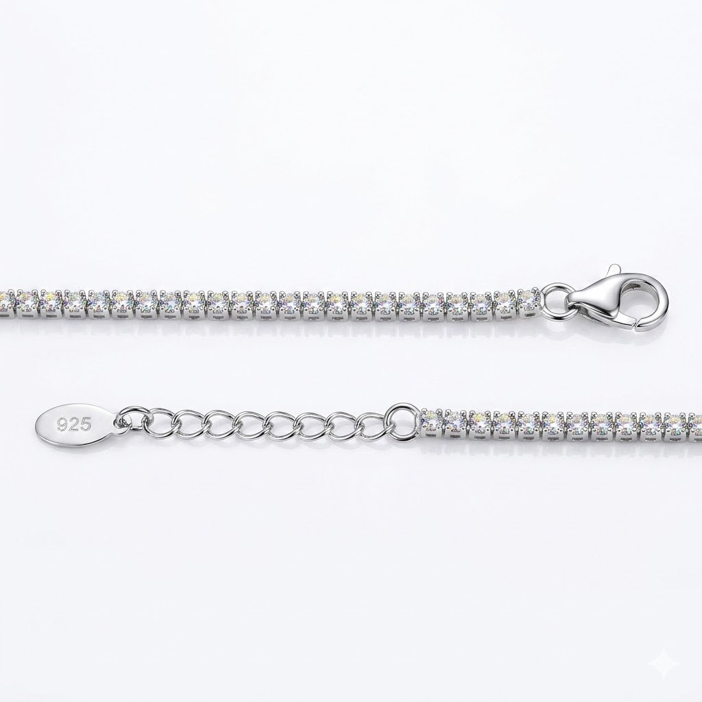 Classic CZ Tennis Bracelet – True 925 Silver Luxury Piece