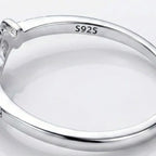 Luxury 925 Sterling Silver Ring – Adjustable Minimal Designer Ring | Premium Everyday Jewelry