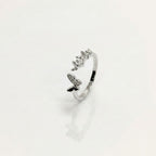 Butterfly Charm Adjustable Ring – Cute Everyday 925 Silver Ring