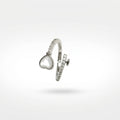 Heart Crush 925 Silver Ring – Cute Romantic Ring for Everyday Style