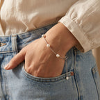 Ivory Pearl 925 Silver Bracelet
