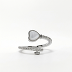 Heart Crush 925 Silver Ring – Cute Romantic Ring for Everyday Style