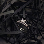 Whimsical Adjustable Butterfly Ring in Sterling Silver – Delicate Nature-Inspired Jewelry