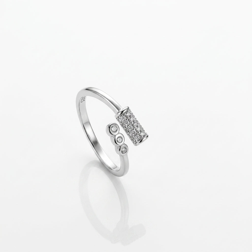 Glossy Dome 925 Silver Ring – Bold Everyday Statement Ring