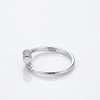 Glossy Dome 925 Silver Ring – Bold Everyday Statement Ring