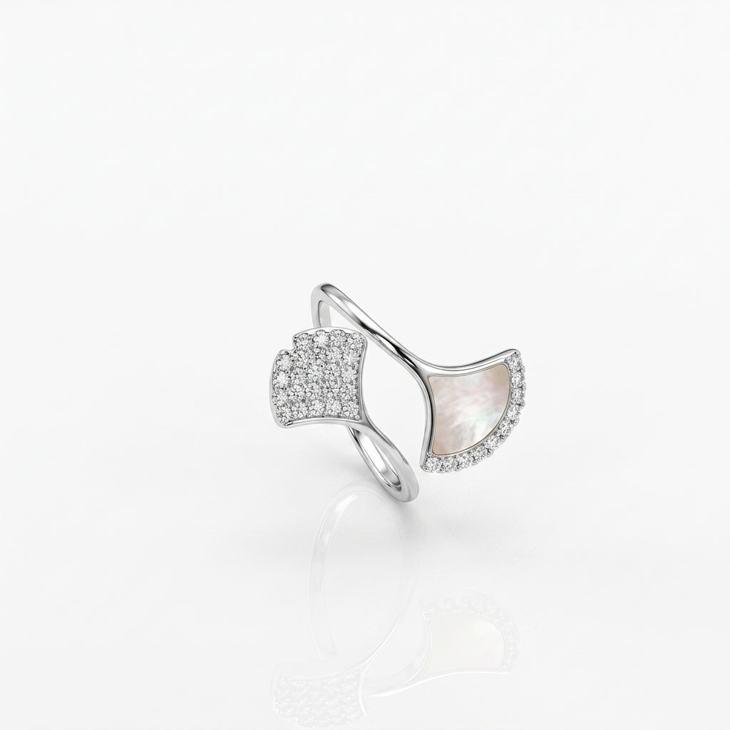 Cross Line 925 Silver Ring – Sleek Criss-Cross Ring for Daily Style