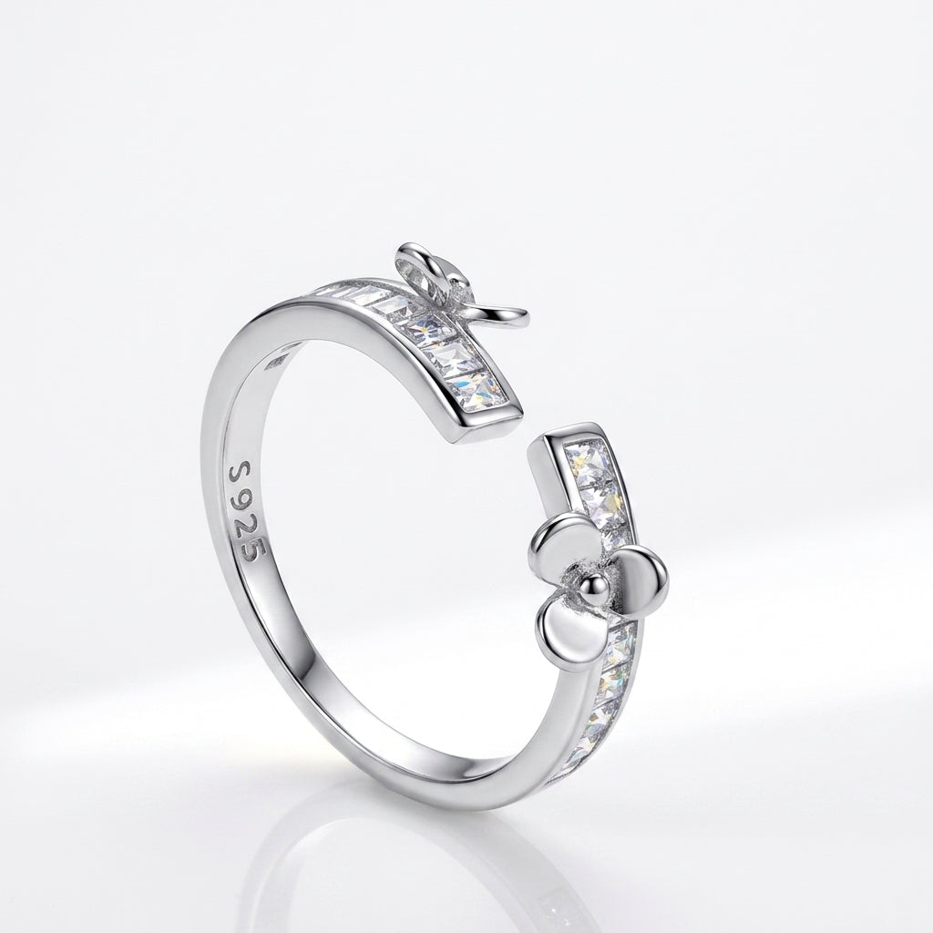 ZÉLIA Love Script 925 Silver Ring